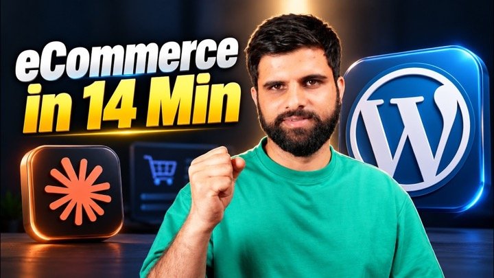 Thumbnail: Build an eCommerce Website with Claude Code and WordPress